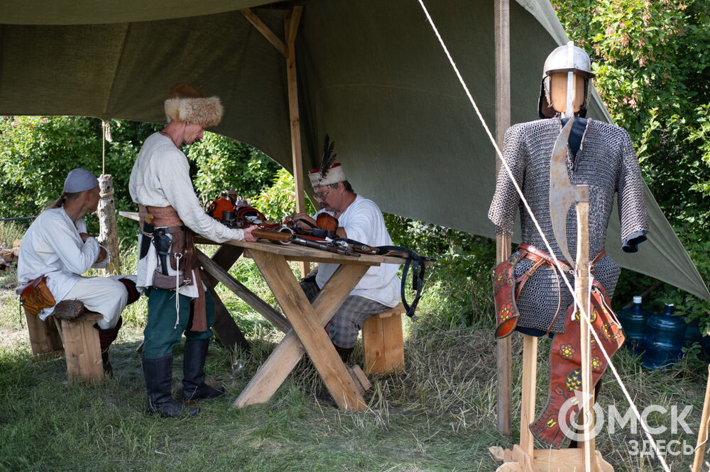 В Омске состоялся двадцатый по счёту фестиваль исторической реконструкции "Щит Сибири" (0+). Фото: Елизавета Медведева