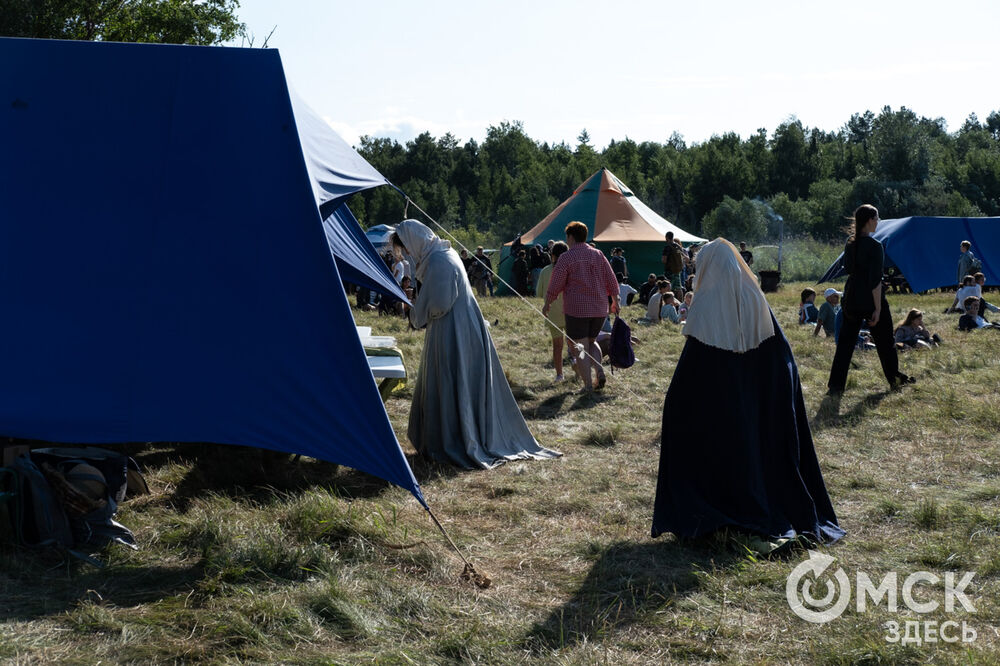 В Омске состоялся двадцатый по счёту фестиваль исторической реконструкции "Щит Сибири" (0+). Фото: Елизавета Медведева