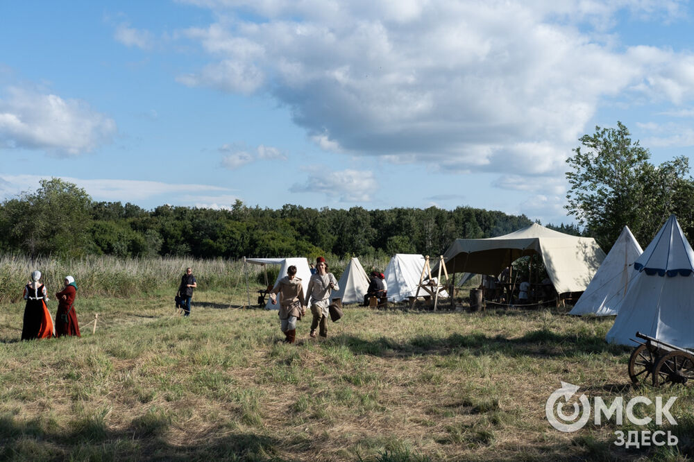 В Омске состоялся двадцатый по счёту фестиваль исторической реконструкции "Щит Сибири" (0+). Фото: Елизавета Медведева