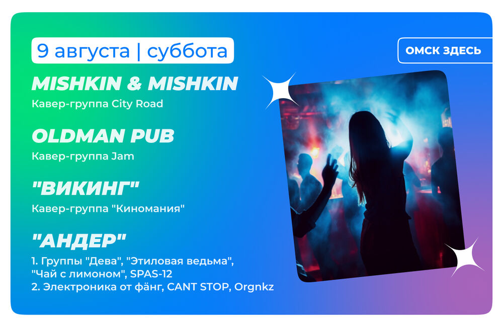 Барная карта 8-9 августа