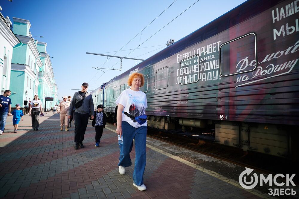 Первая в мире интерактивная выставка на рельсах сделала оставку в Омске на два дня. Фото Илья Петров