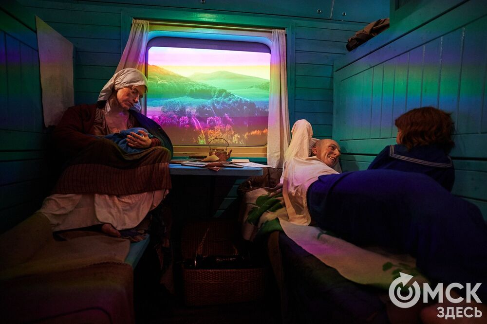 Первая в мире интерактивная выставка на рельсах сделала оставку в Омске на два дня. Фото Илья Петров