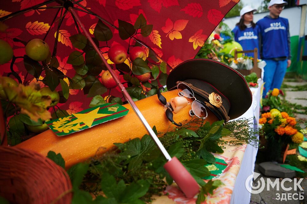 Вдохновляемся дачным вайбом: мемные овощи и народные забавы предстали на фестивале "Дары осени". Подробности: здесь . Фото: Илья Петров.