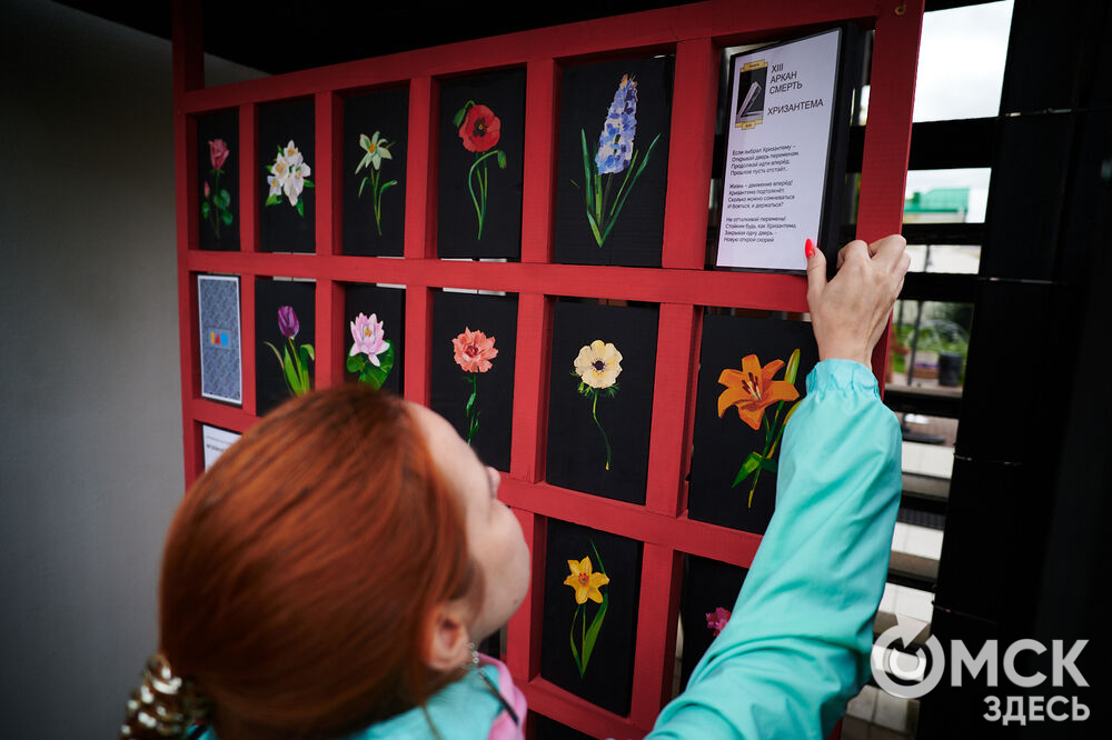 Первый фестиваль актуальной литературы "Книжный дворик" (0+) прошёл в пространстве "Арт-погружение" Городского музея "Искусство Омска". Фото: Илья Петров