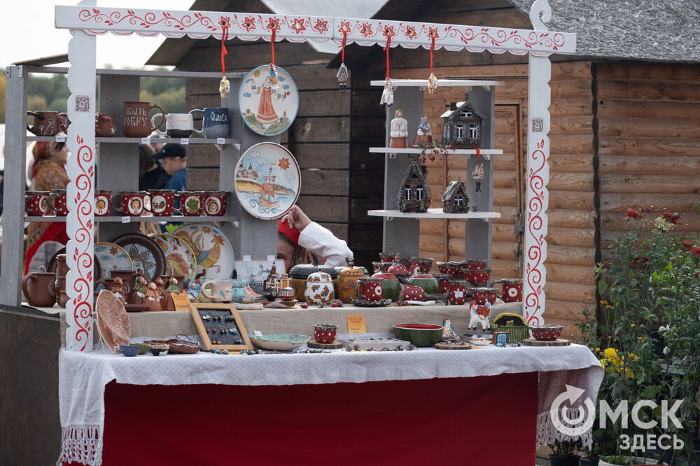 В Омской крепости прошёл фестиваль, посвящённый новому урожаю и историческим блюдам. Фото: Елизавета Медведева