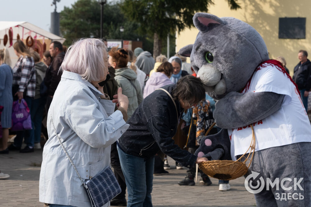 В Омской крепости прошёл фестиваль, посвящённый новому урожаю и историческим блюдам. Фото: Елизавета Медведева