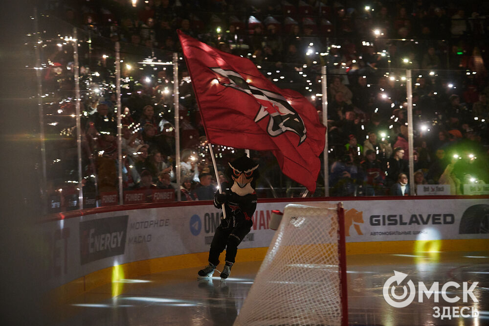 В Омске завершился матч регулярного чемпионата Континентальной хоккейной лиги, в котором "Авангард" принимал магнитогорский "Металлург". Фото: Илья Петров