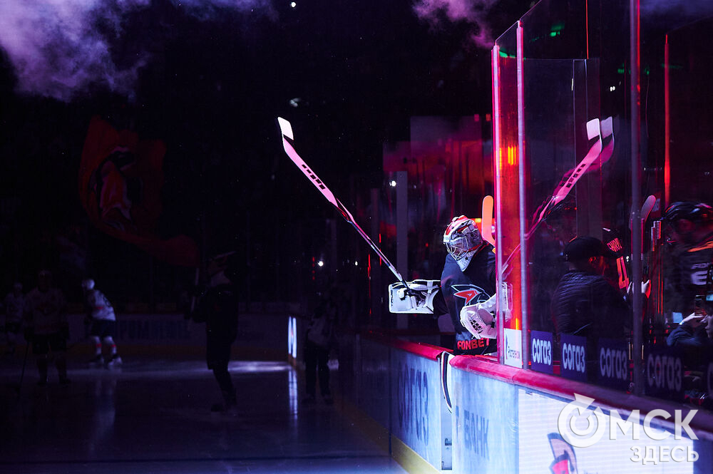 В Омске завершился матч регулярного чемпионата Континентальной хоккейной лиги, в котором "Авангард" принимал магнитогорский "Металлург". Фото: Илья Петров