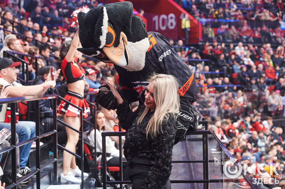 В Омске завершился матч регулярного чемпионата Континентальной хоккейной лиги, в котором "Авангард" принимал магнитогорский "Металлург". Фото: Илья Петров