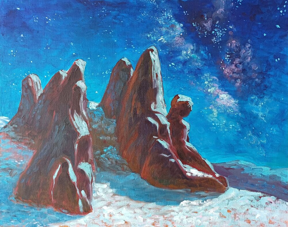 Картины героини интервью. Фото: Вероника Шелленберг