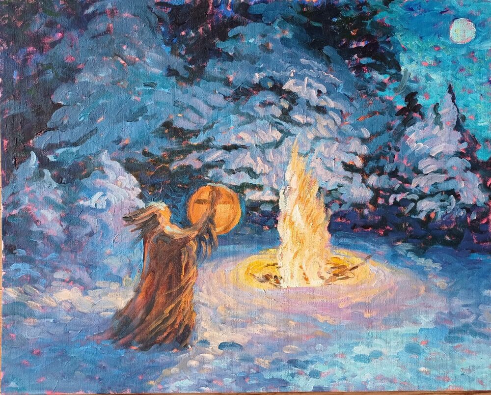 Картины героини интервью. Фото: Вероника Шелленберг