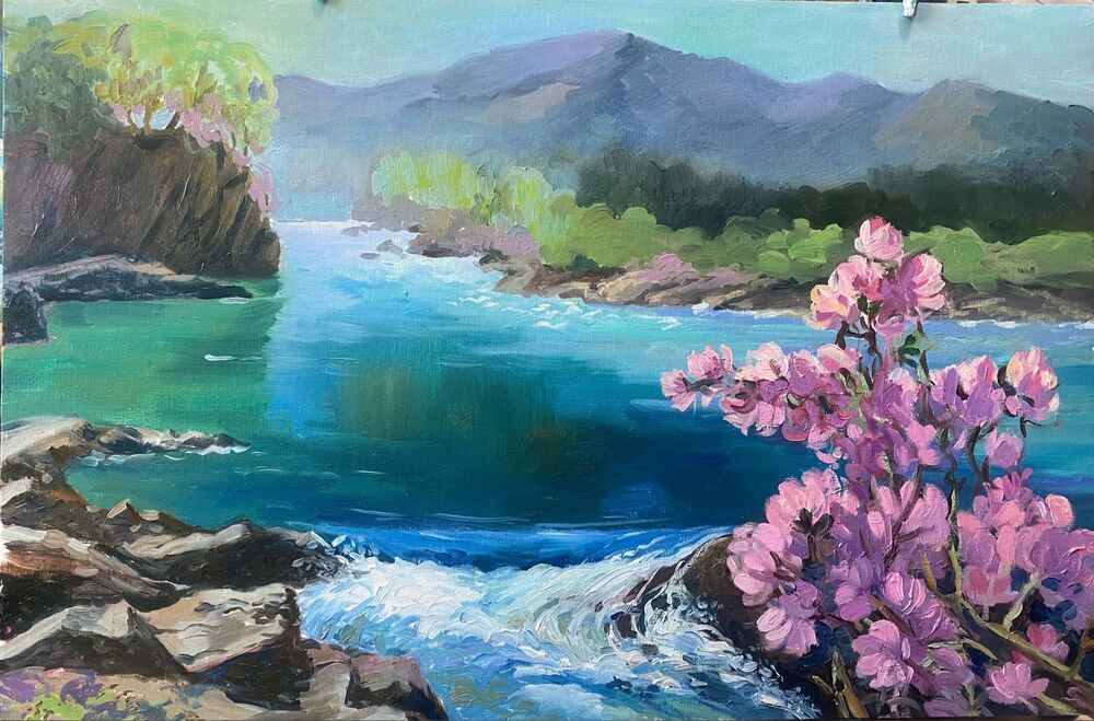 Картины героини интервью. Фото: Вероника Шелленберг