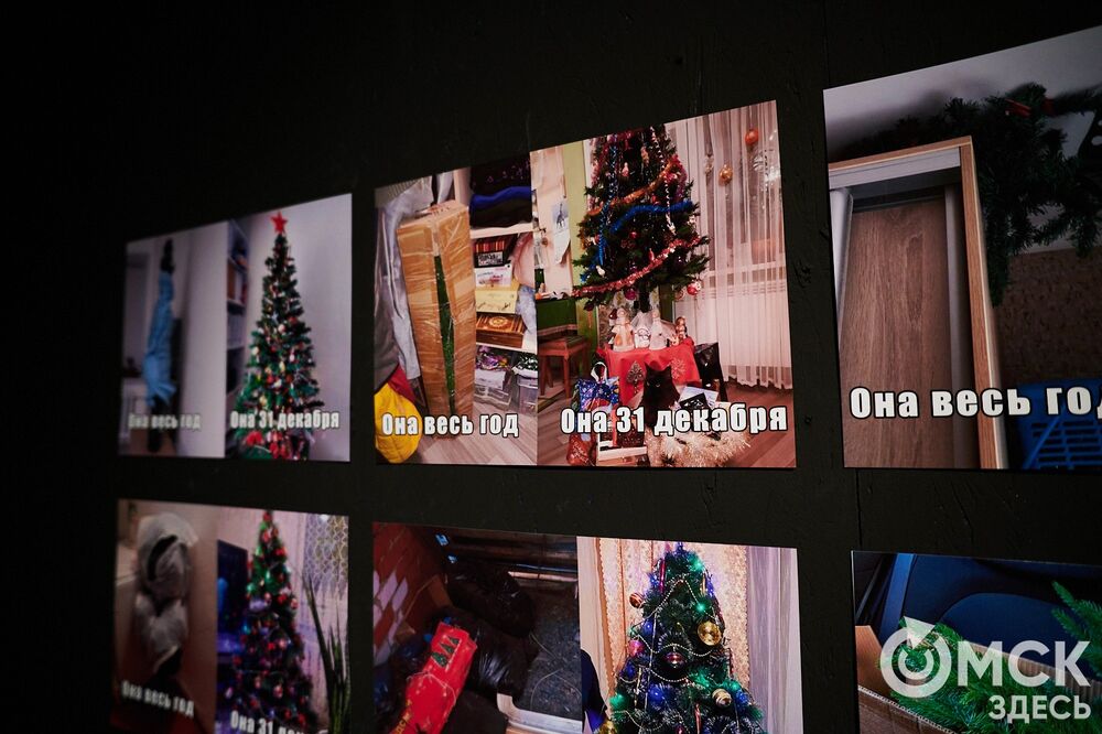 В музее "Искусство Омска" открылась самая ёлочная выставка (0+), где символом праздника может быть почти всё что угодно. Фото: Илья Петров