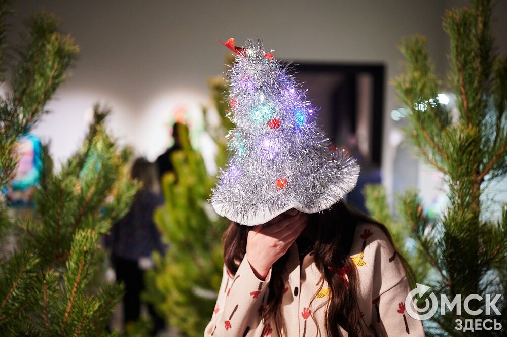 В музее "Искусство Омска" открылась самая ёлочная выставка (0+), где символом праздника может быть почти всё что угодно. Фото: Илья Петров