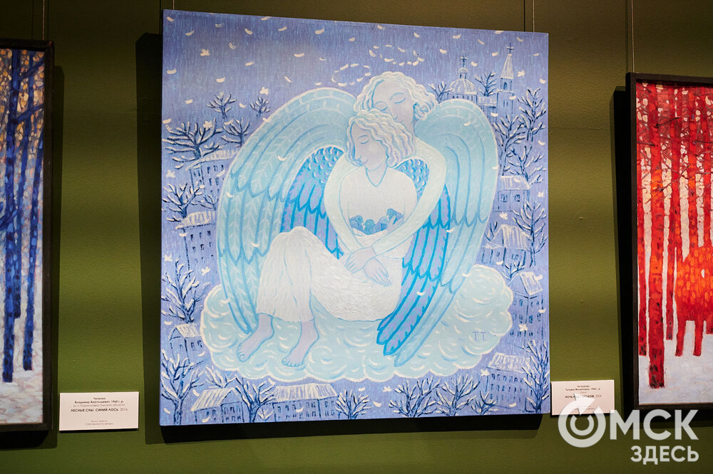 В музее имени М. А. Врубеля открылась выставка, вдохновлённая заснеженной красотой и предчувствием чуда. Фото: Илья Петров