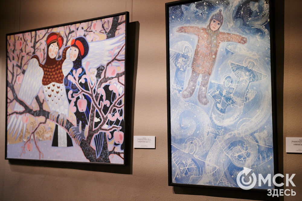 В музее имени М. А. Врубеля открылась выставка, вдохновлённая заснеженной красотой и предчувствием чуда. Фото: Илья Петров