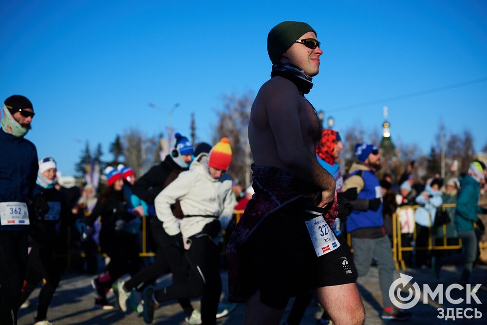 О победителях и тех, кого ещё можно было встретить на зимнем забеге, рассказываем здесь . Фото: Илья Петров