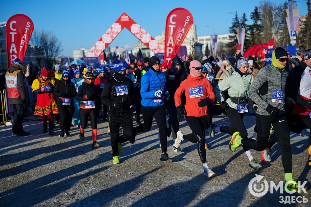 О победителях и тех, кого ещё можно было встретить на зимнем забеге, рассказываем здесь . Фото: Илья Петров