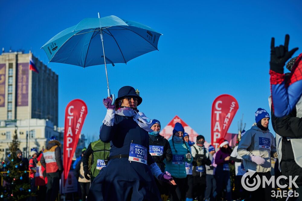 О победителях и тех, кого ещё можно было встретить на зимнем забеге, рассказываем здесь . Фото: Илья Петров