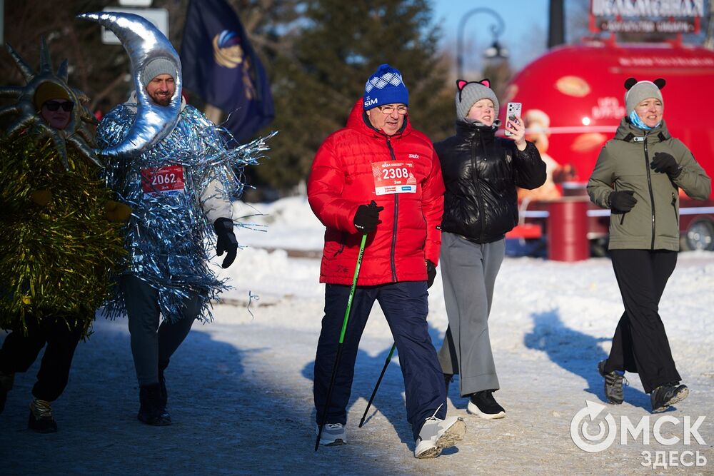 О победителях и тех, кого ещё можно было встретить на зимнем забеге, рассказываем здесь . Фото: Илья Петров