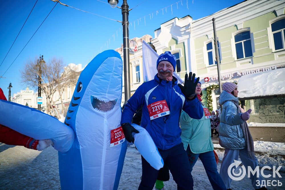 О победителях и тех, кого ещё можно было встретить на зимнем забеге, рассказываем здесь . Фото: Илья Петров