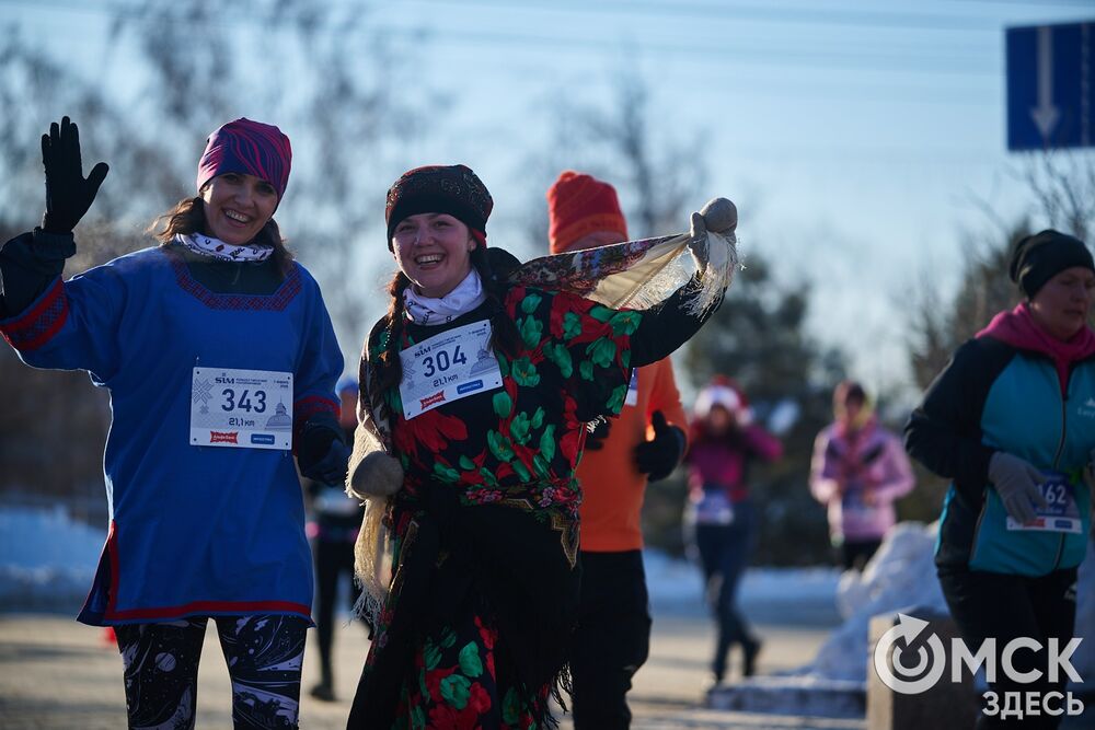 О победителях и тех, кого ещё можно было встретить на зимнем забеге, рассказываем здесь . Фото: Илья Петров