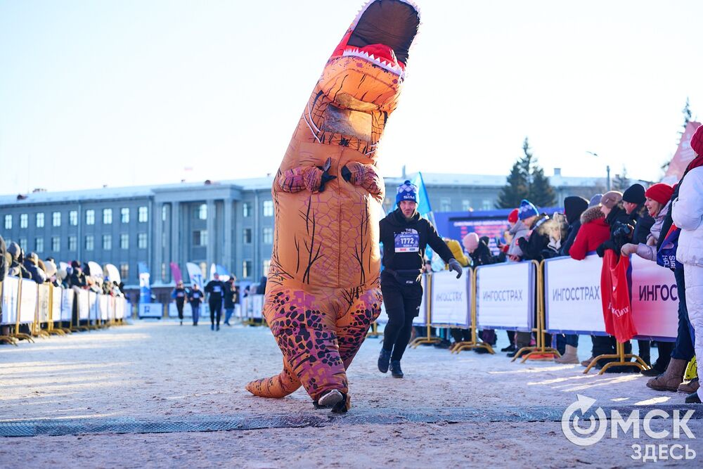 О победителях и тех, кого ещё можно было встретить на зимнем забеге, рассказываем здесь . Фото: Илья Петров