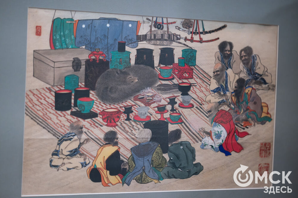 Музей изобразительных искусств имени М.А. Врубеля открыл омичам и гостям города "Загадочный мир айнов" (12+). Фото: Елизавета Медведева