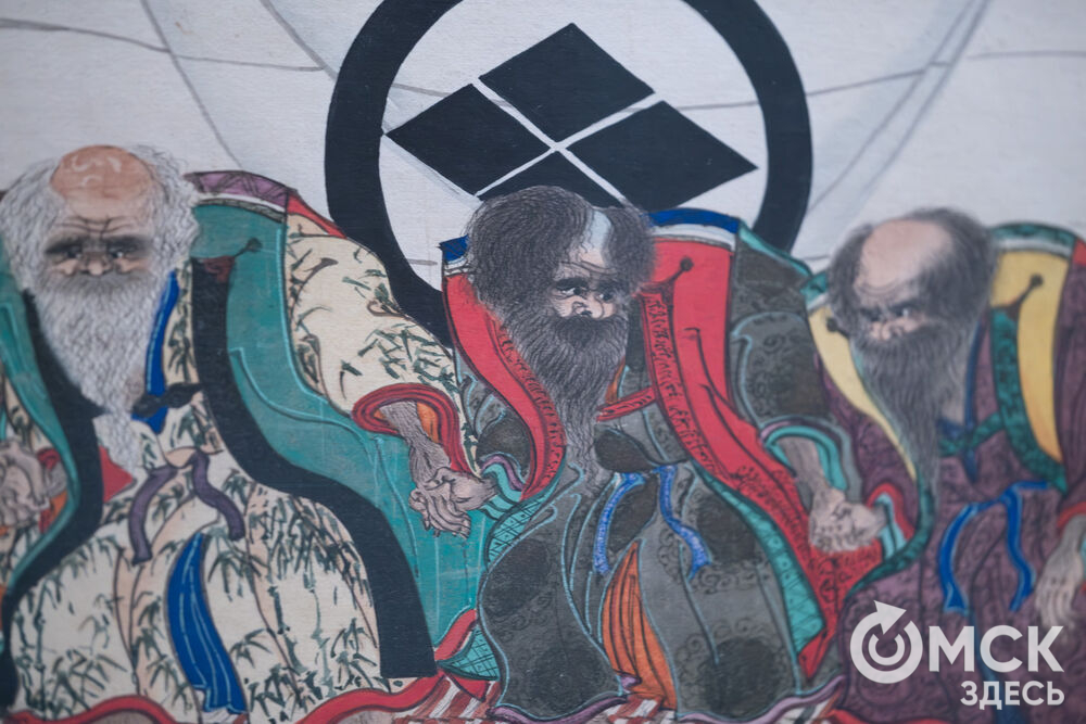 Музей изобразительных искусств имени М.А. Врубеля открыл омичам и гостям города "Загадочный мир айнов" (12+). Фото: Елизавета Медведева