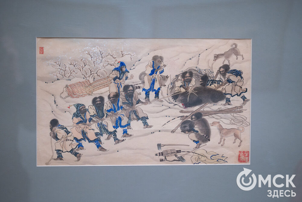 Музей изобразительных искусств имени М.А. Врубеля открыл омичам и гостям города "Загадочный мир айнов" (12+). Фото: Елизавета Медведева