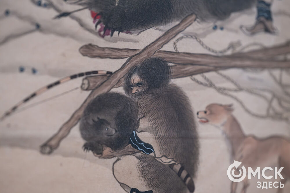 Музей изобразительных искусств имени М.А. Врубеля открыл омичам и гостям города "Загадочный мир айнов" (12+). Фото: Елизавета Медведева