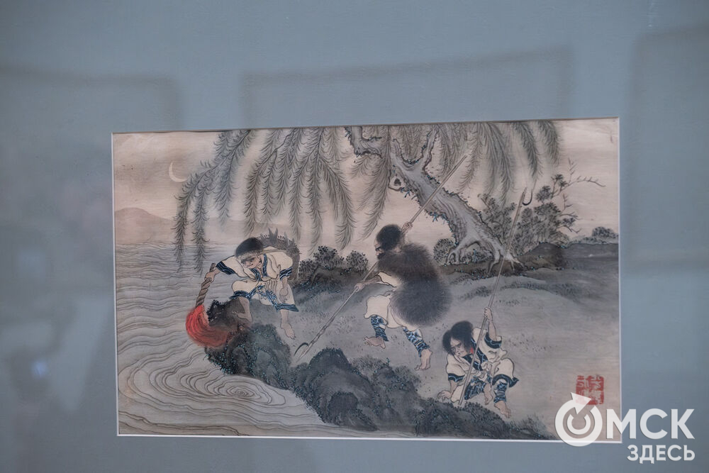 Музей изобразительных искусств имени М.А. Врубеля открыл омичам и гостям города "Загадочный мир айнов" (12+). Фото: Елизавета Медведева