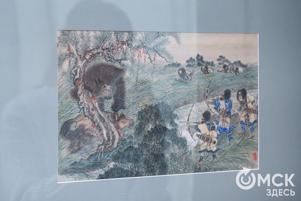 Музей изобразительных искусств имени М.А. Врубеля открыл омичам и гостям города "Загадочный мир айнов" (12+). Фото: Елизавета Медведева