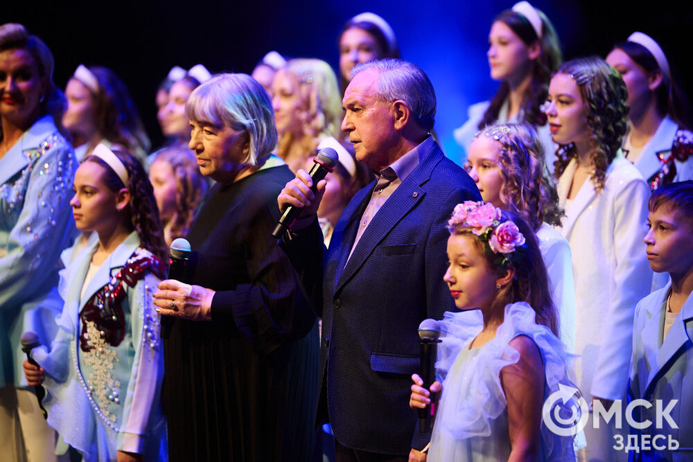 В Омском государственном музыкальном театре состоялся юбилейный концерт Детской школы искусств №6 им. Е.Ф. Светланова. Фото: Илья Петров