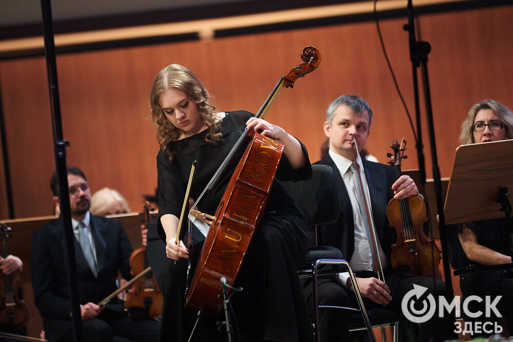 Концерт с участием членов жюри и Омского симфонического оркестра дал старт III Межрегиональному открытому конкурсу исполнителей на струнно-смычковых инструментах имени Вильгельма Шпета. Фото: Илья Петров