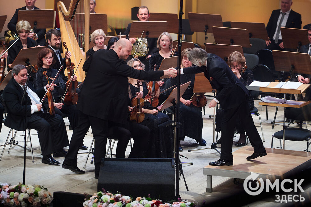 Концерт с участием членов жюри и Омского симфонического оркестра дал старт III Межрегиональному открытому конкурсу исполнителей на струнно-смычковых инструментах имени Вильгельма Шпета. Фото: Илья Петров
