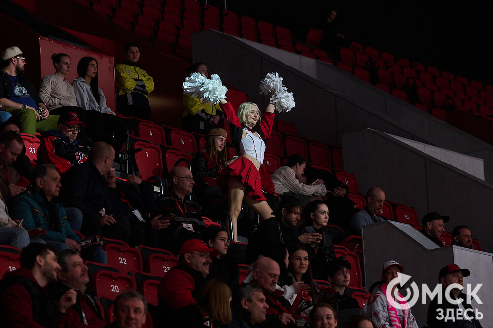 "Омские крылья" одержали победу над "Челметом" в домашнем матче на обновлённом СКК. Фото: Илья Петров