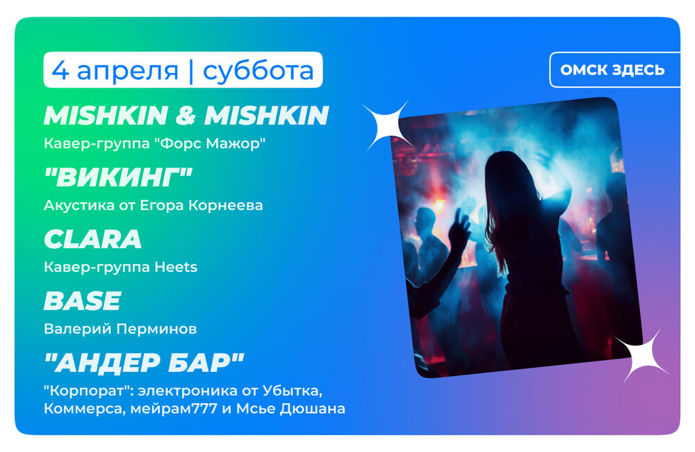 Барная карта 3-4 апреля