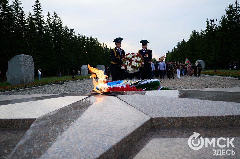 В парке им. 30-летия Победы прошла акция "Боевой расчёт-2026", приуроченная к 108-летию со дня образования пограничной охраны. Фото: Илья Петров