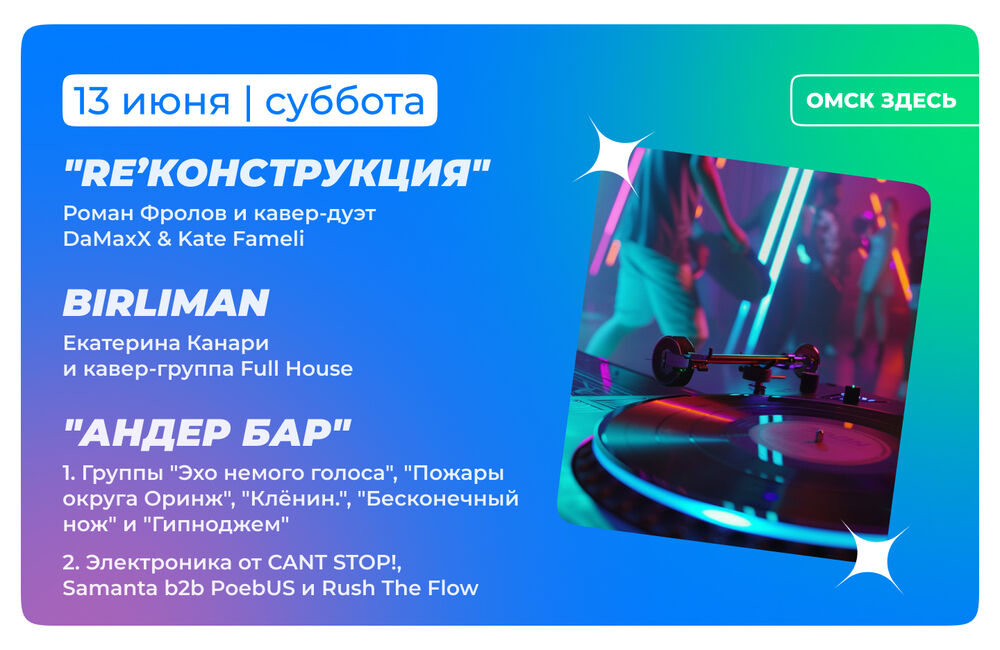 Барная карта 12-13 июня
