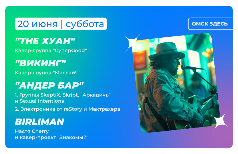 Барная карта 19-20 июня