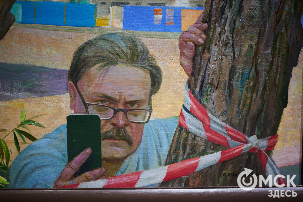 На выставке "Любимый Любинский проспект" представлено 60 произведений Г. П. Кичигина из мастерской художника и коллекции Музея имени М. А. Врубеля. Фото: Илья Петров