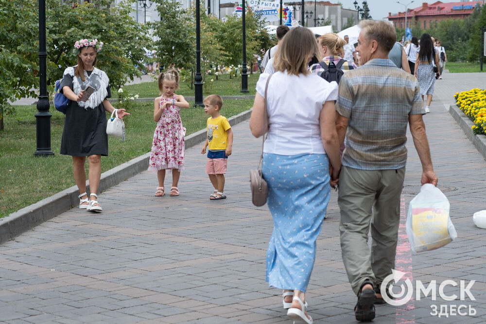 В основной день празднования, 1 августа, в центре города развернулись десятки площадок. Подробнее здесь . Фото: Елизавета Медведева