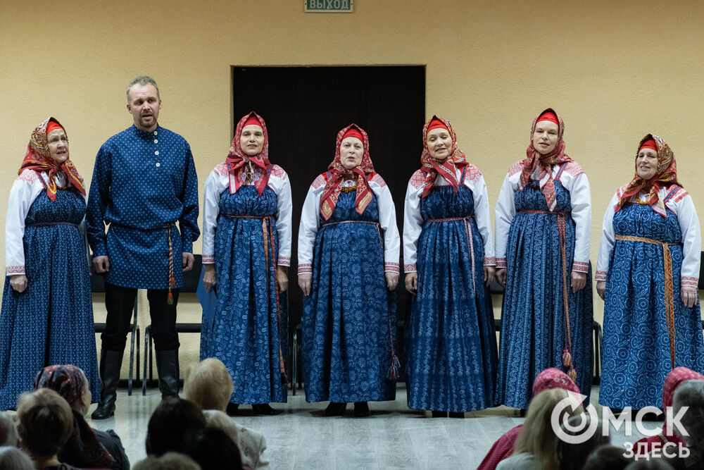 В Омском музыкальном училище имени В. Я. Шебалина прошёл концерт-презентация участников фестиваля фольклорных ансамблей. Фото: Елизавета Медведева