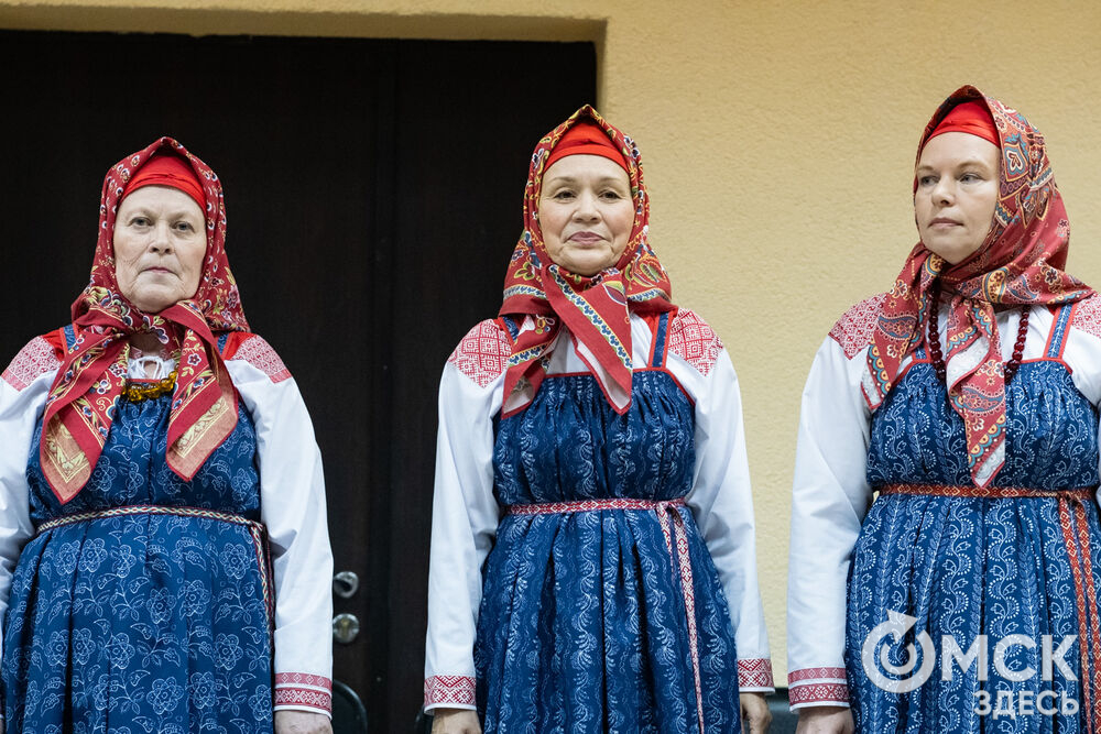 В Омском музыкальном училище имени В. Я. Шебалина прошёл концерт-презентация участников фестиваля фольклорных ансамблей. Фото: Елизавета Медведева