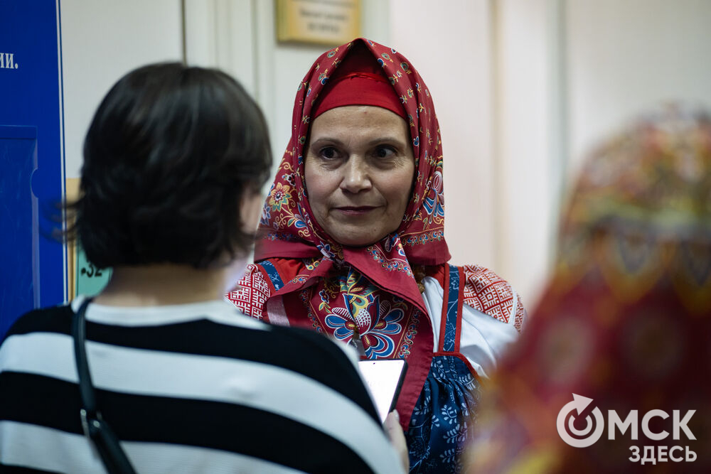 В Омском музыкальном училище имени В. Я. Шебалина прошёл концерт-презентация участников фестиваля фольклорных ансамблей. Фото: Елизавета Медведева